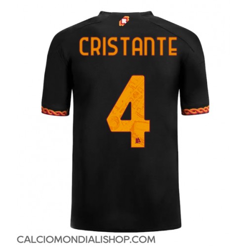 Maglie da calcio AS Roma Bryan Cristante #4 Terza Maglia 2023-24 Manica Corta